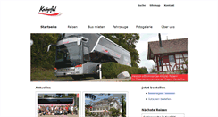 Desktop Screenshot of knoepfel-reisen.ch