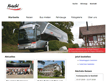 Tablet Screenshot of knoepfel-reisen.ch